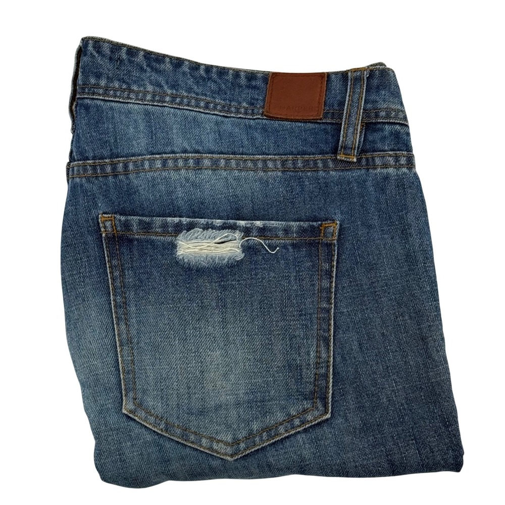 Harper Distressed Denim Jeans Womens Size 29 Blue Ripped‎ Knee